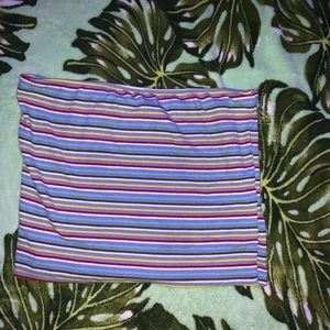 Multi-colored tube top